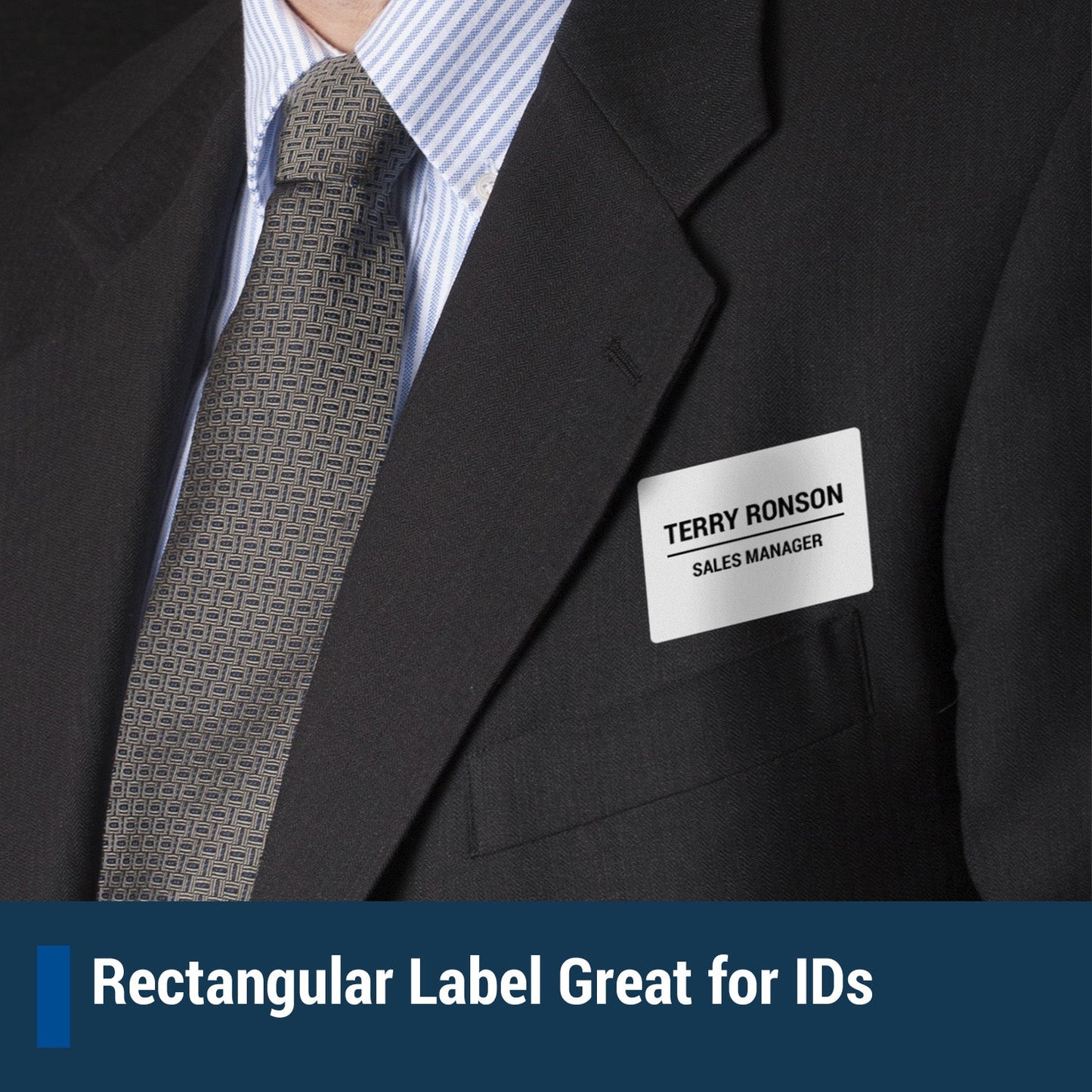 2.625 x 2in Rectangle Labels: 15UP Blank, White Matte (15 per Sheet)