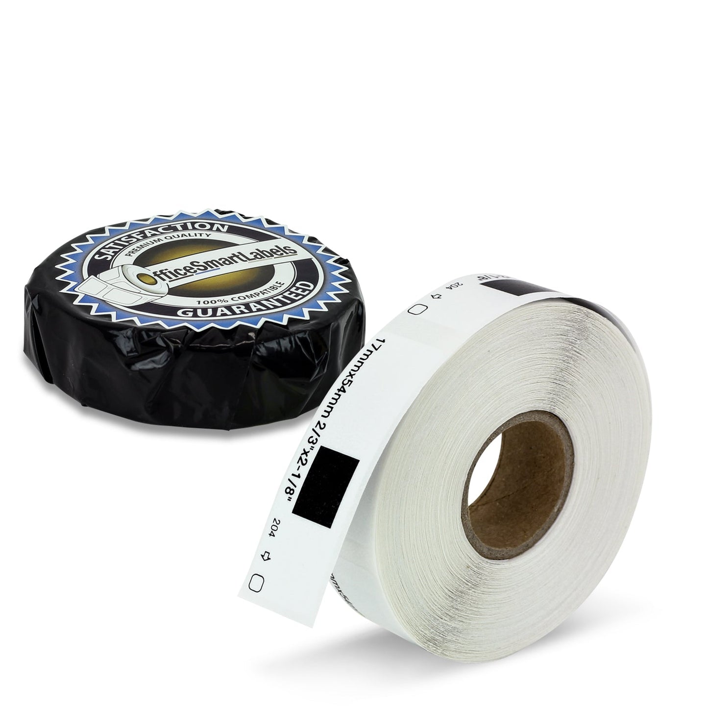 2.13 x 0.67in Drop-In Labels Roll: Brother Compatible DK-1204 BPA-Free