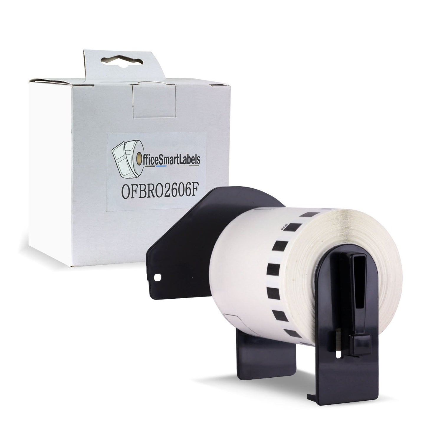 2.4in x 50ft Continuous Film Labels: Brother Compatible DK-2606 Yellow Cartridge