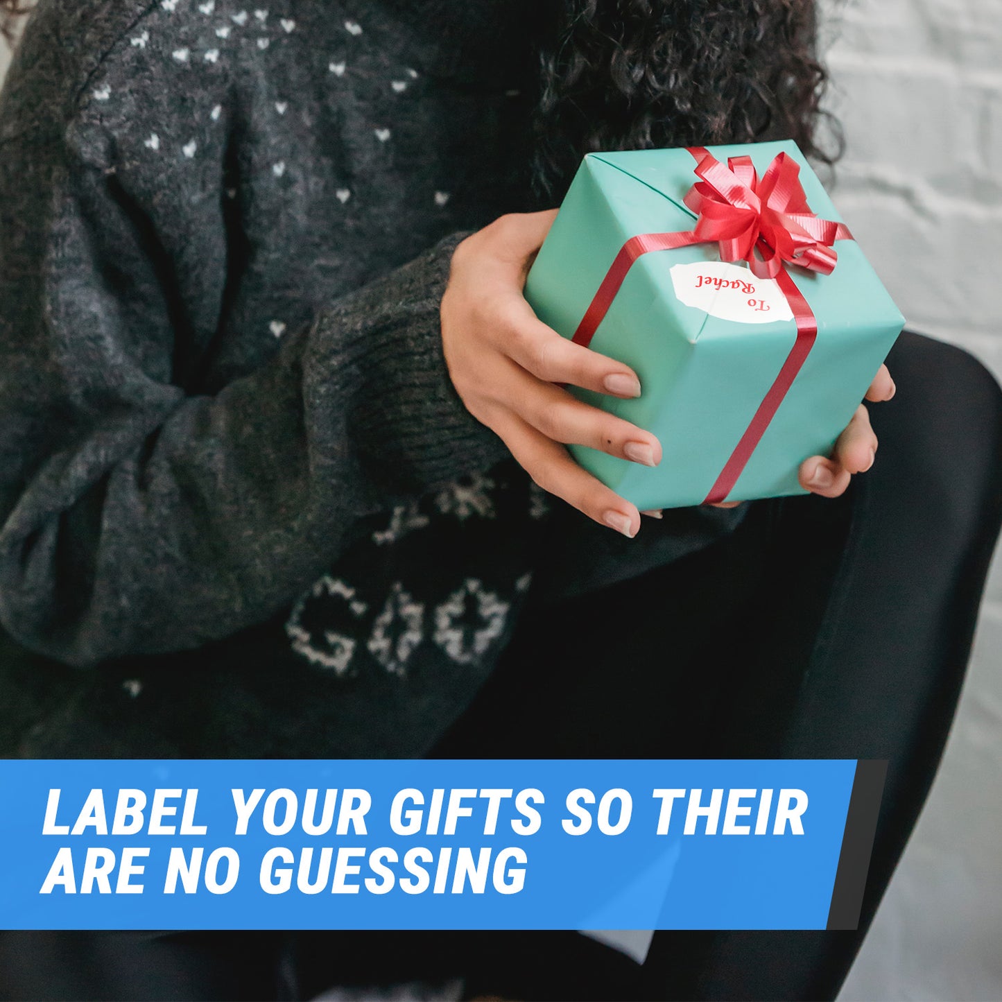 3 x 2in Stickers: Christmas and Birthday Gift Tag Retail Labels