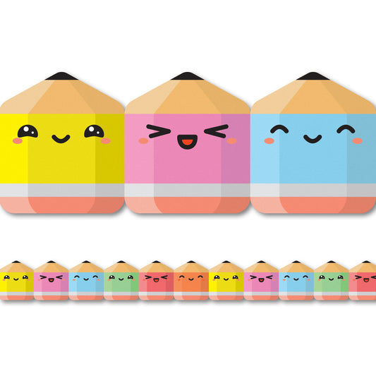 2.25 x 130ft Stickers: Classroom Bulletin Border Labels for Teachers