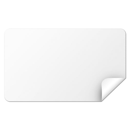 0.5 x 0.3in Blank Labels: Color Coded White Semi-Gloss Stickers (20000)