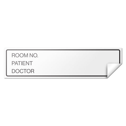 5.375 x 1.375in Medical Chart Labels: Patient ID Stickers (600 Count)