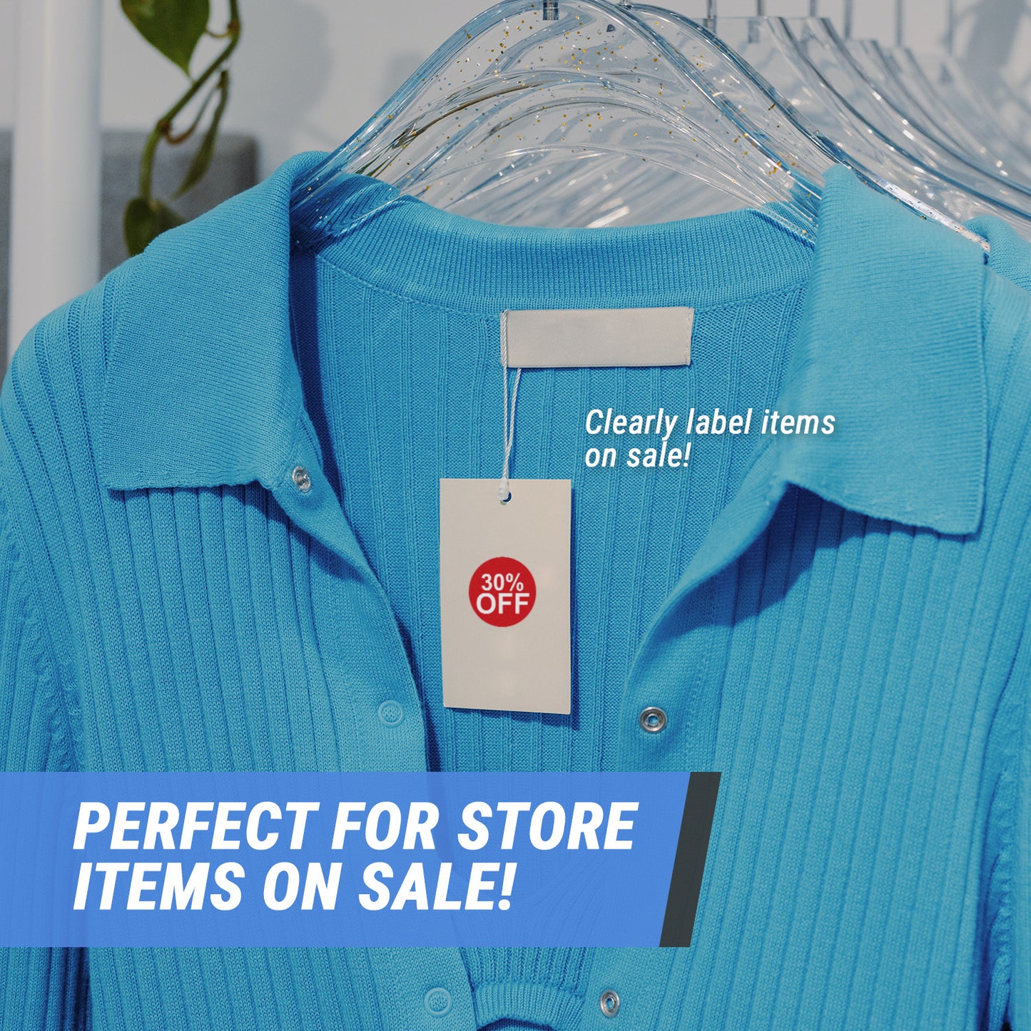 1in Sticker: 25 Percent Off Retail Label