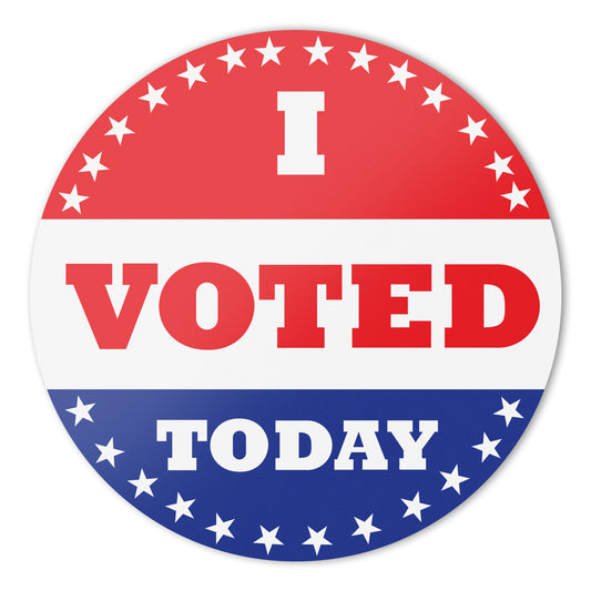 2in Sticker: I Voted Today Label Roll