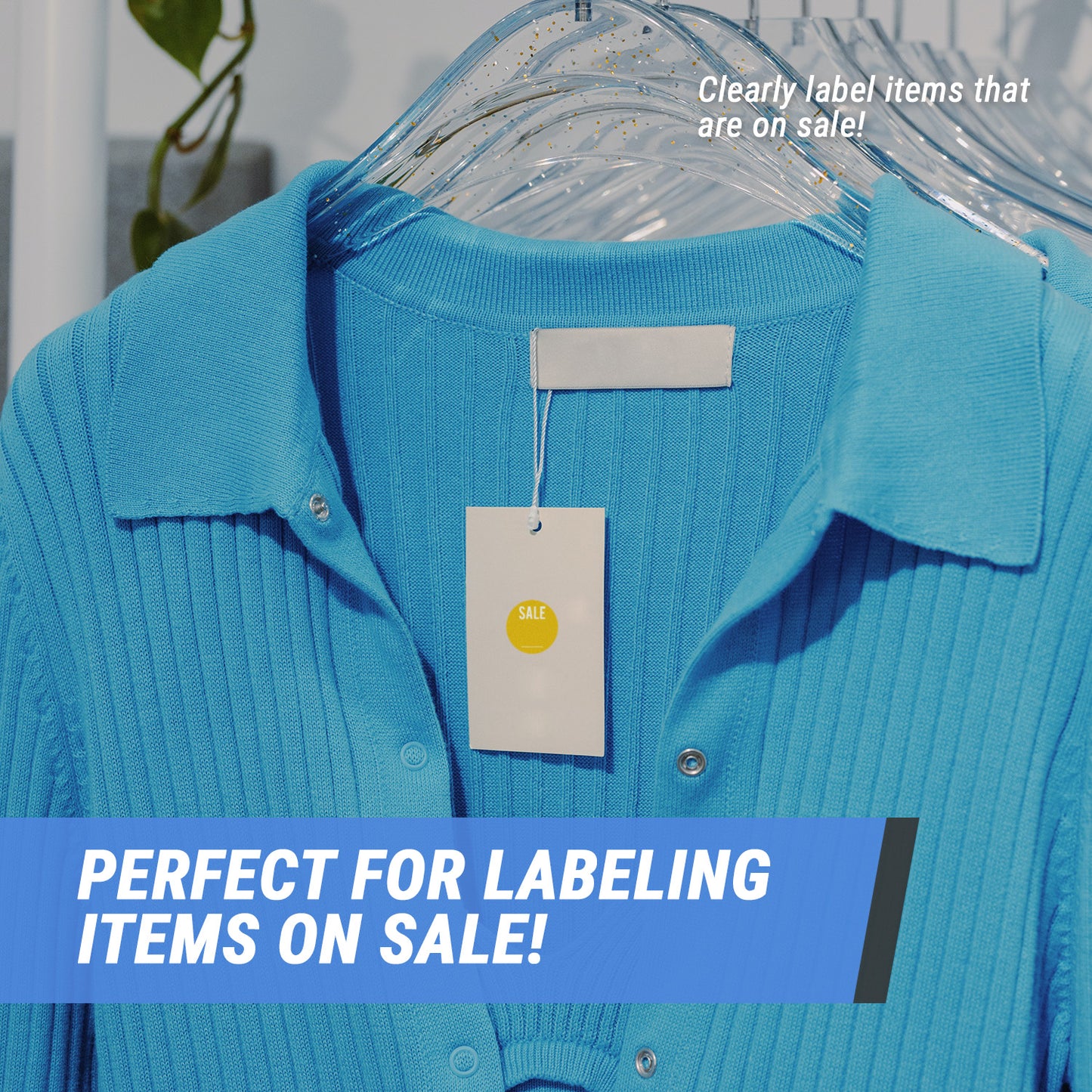 1.5in SALE Label Yellow (Sheet)