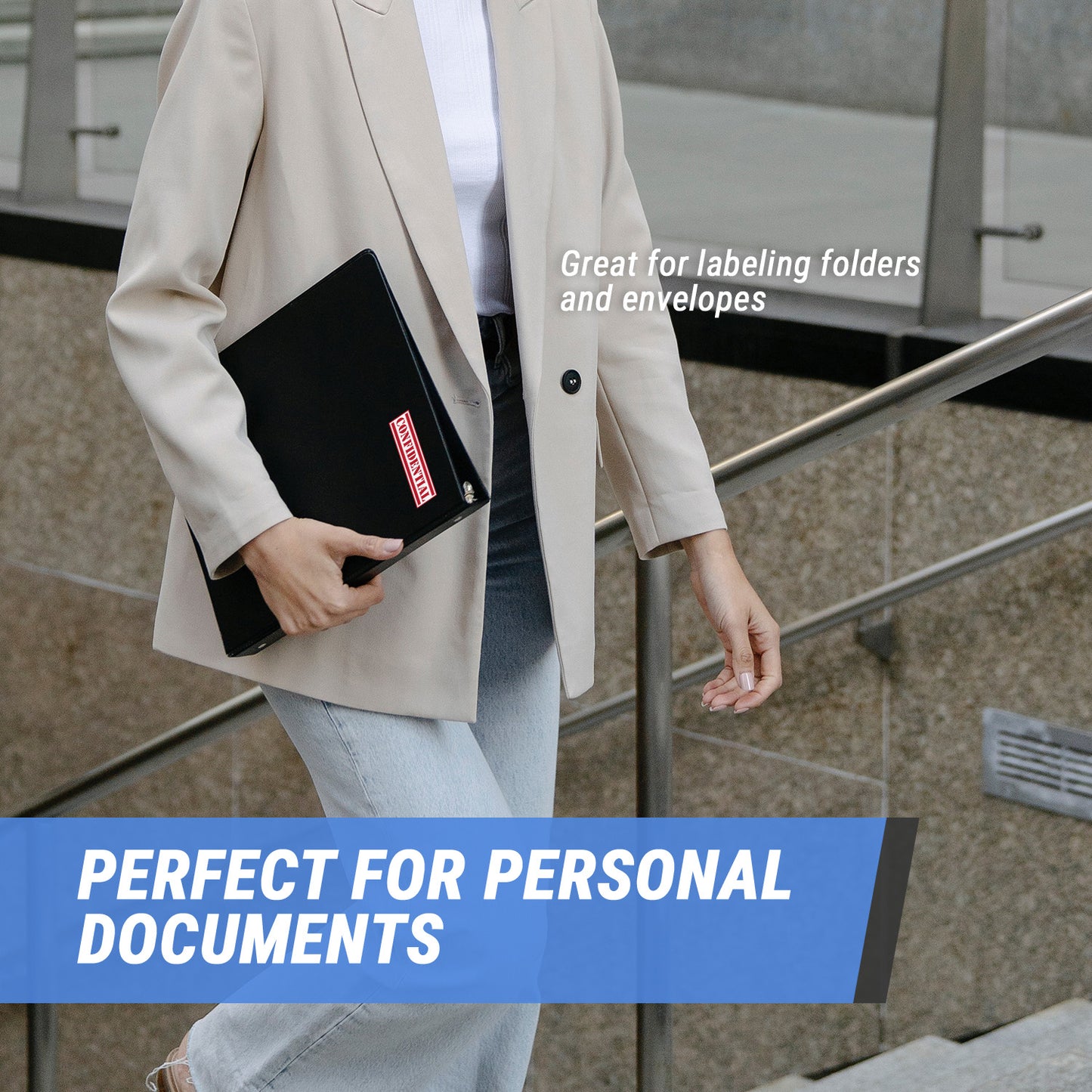 4 x 1in Sticker: Confidential Label