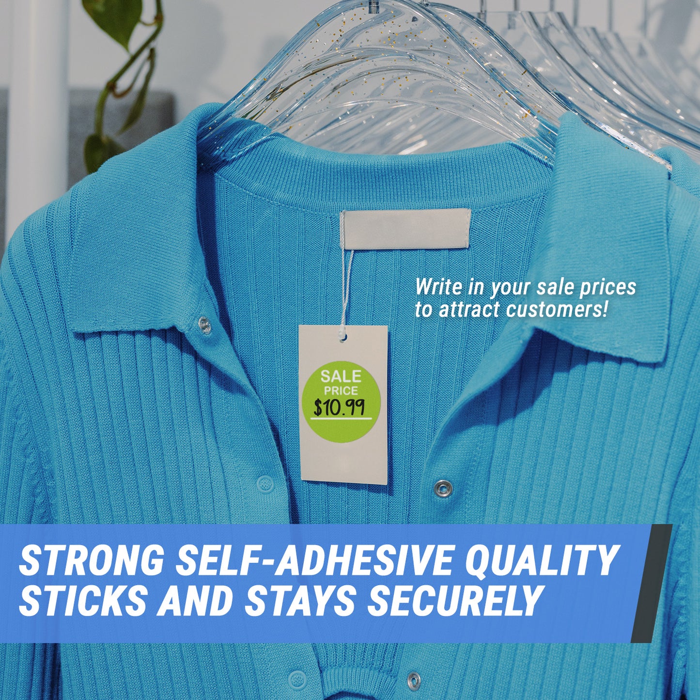 2in Sticker: Sale Price Retail Label Roll (Lime)