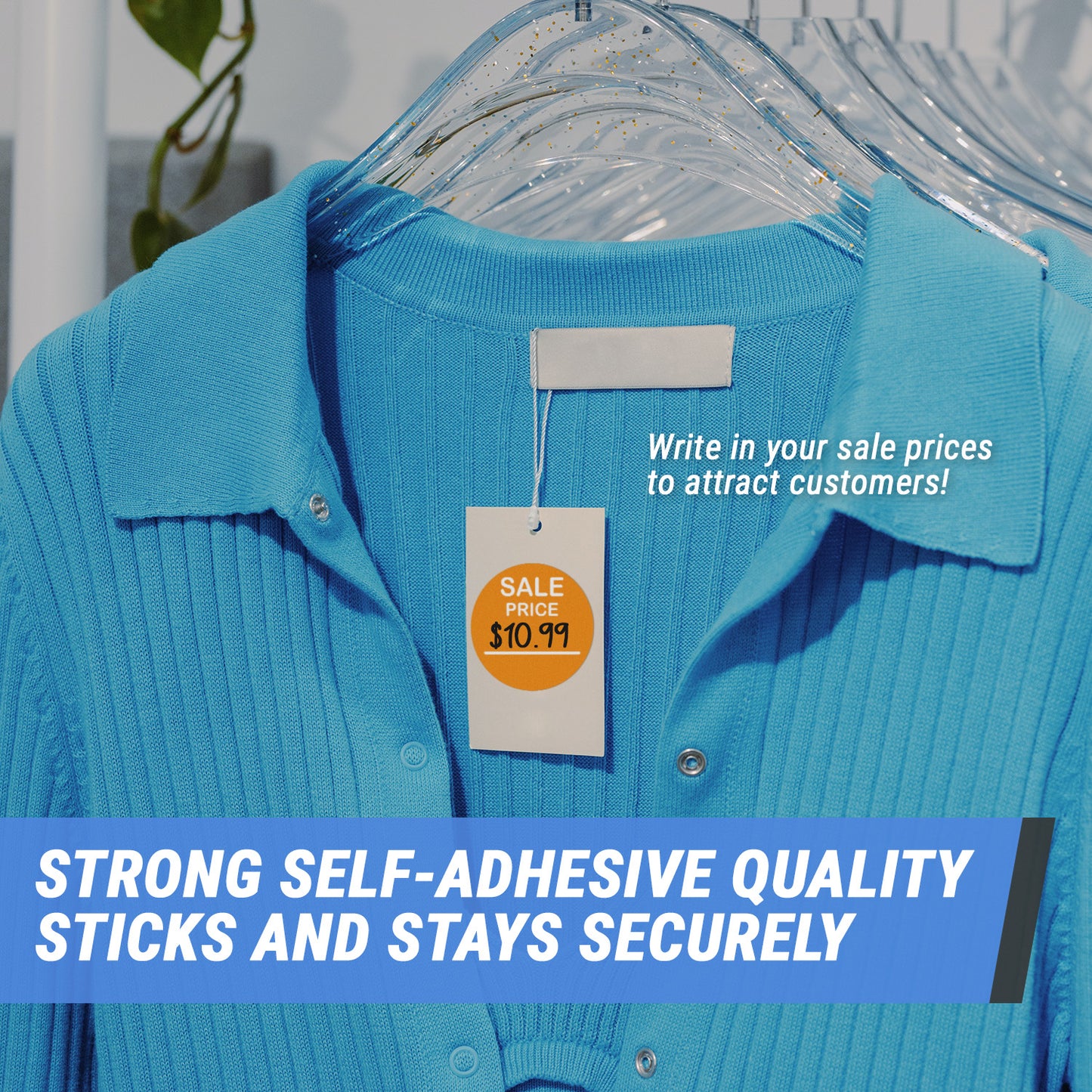2in Sticker: Sale Price Retail Label Roll (Orange)