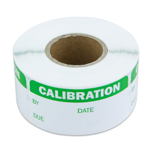 2 x 1in Sticker: Write-In Calibration QC Label Roll
