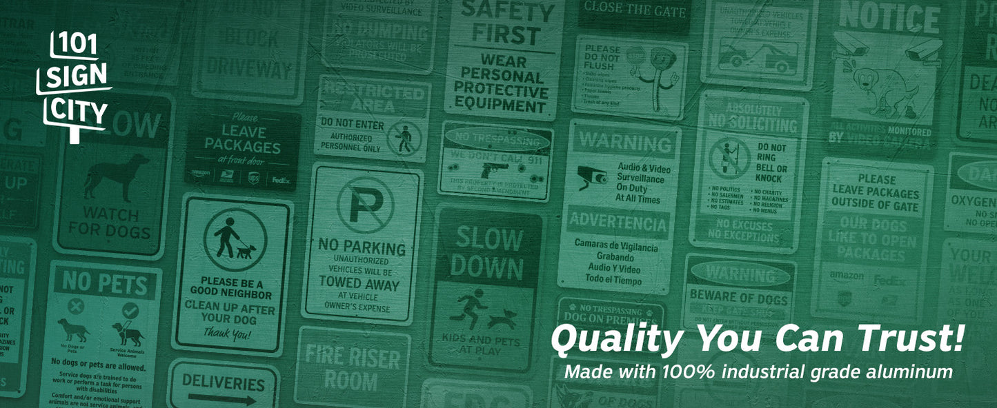 12 x 18in Aluminum Sign: Visitor Parking Only