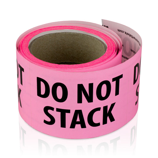 3 x 2in Stickers: Do Not Stack Label Roll