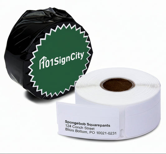 0.75 x 2in Return Address Labels: Dymo Compatible 30330 Bright White