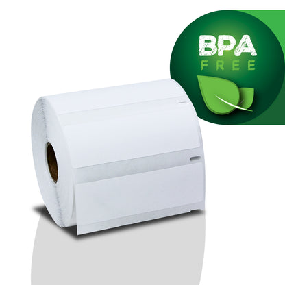 3.5 x 1.13in 4XL High Capacity Address Labels: Dymo Compatible 1785353 Bright White