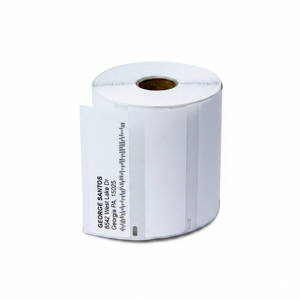 3.5 x 1.13in 4XL High Capacity Address Labels: Dymo Compatible 1785353 Bright White