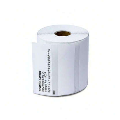 3.5 x 1.13in 4XL High Capacity Address Labels: Dymo Compatible 1785353 Bright White