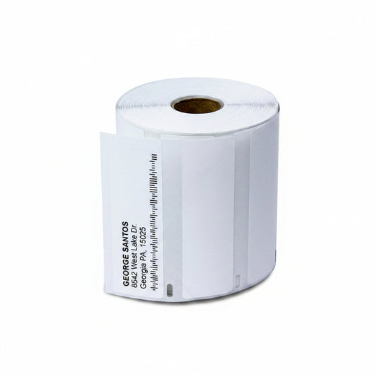 3.5 x 1.13in 4XL High Capacity Address Labels: Dymo Compatible 1785353 Bright White