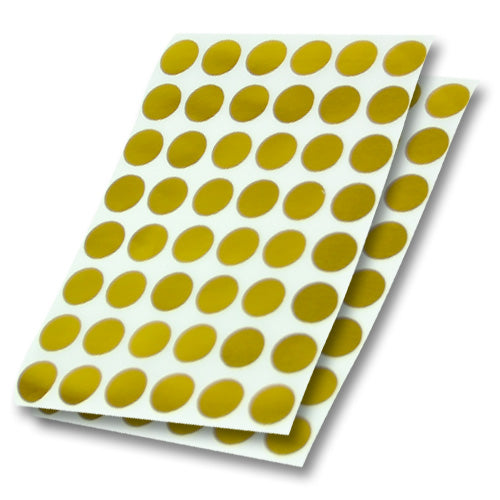 0.5 inch Color Coding Dot Labels (Gold)
