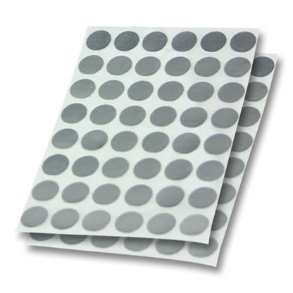 0.5 inch Color Coding Dot Labels (Silver)