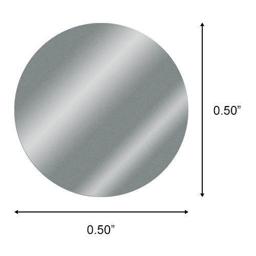 0.5 inch Color Coding Dot Labels (Silver)