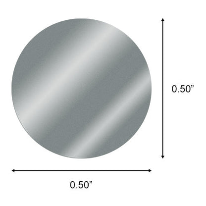 0.5 inch Color Coding Dot Labels (Silver)