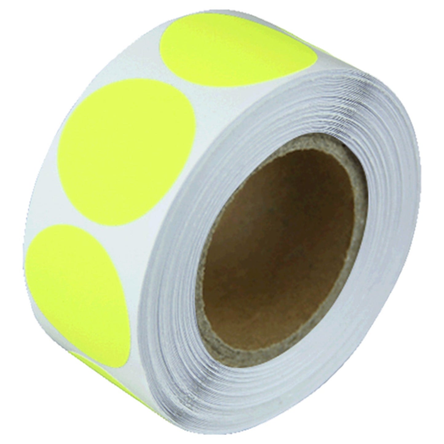 0.75 inch Color Coding Dot Labels (Yellow)