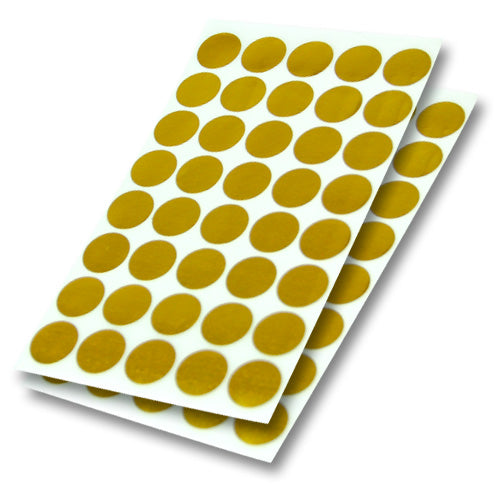 0.75 inch Color Coding Dot Labels (Gold)