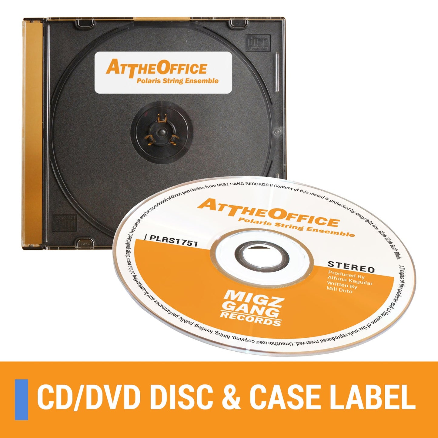 4.59 inch CD and DVD Labels: Neato CLP-192217 Compatible, White Matte