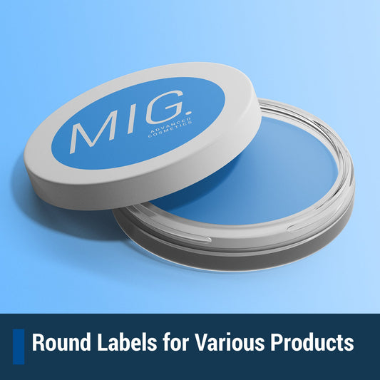 0.75 inch Circle Labels: 108UP Blank, White Matte (108 per Sheet)