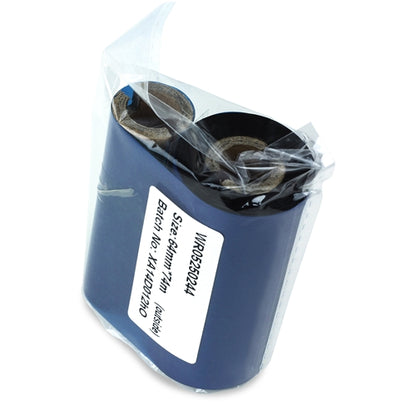 2.20in x 244ft Wax Resin Ribbon: Thermal Transfer Roll (0.5 inch Core)