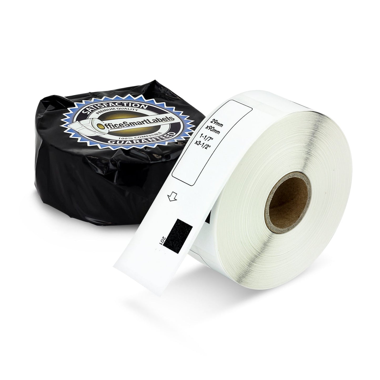 1.14 x 3.5in Drop-In Labels Roll: Brother Compatible DK-1201