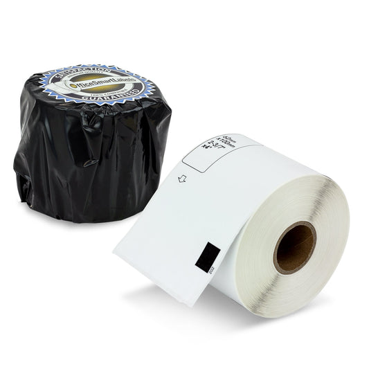 2.43 x 4in Drop-In Labels Roll: Brother Compatible DK-1202 BPA-Free