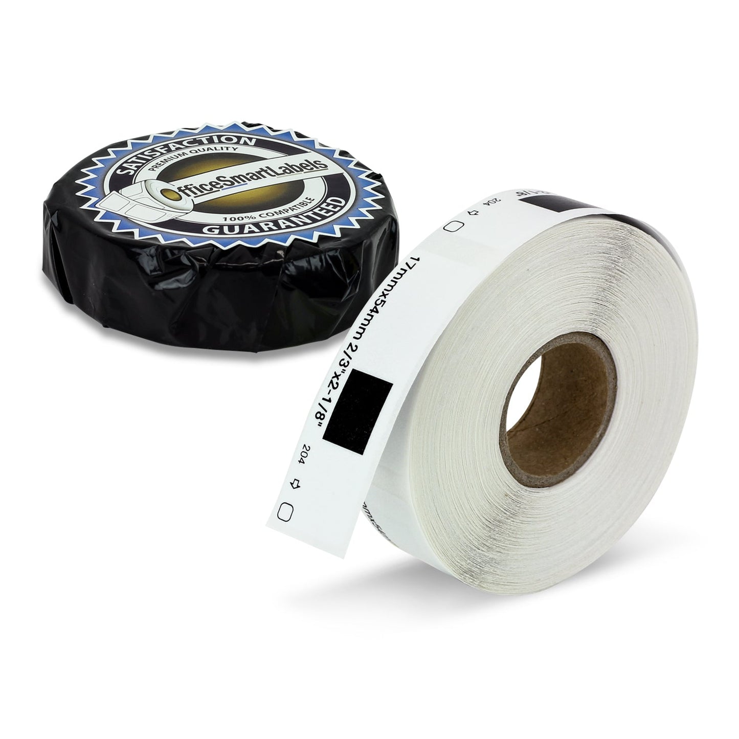 0.67 x 3.44in Drop-In Labels Roll: Brother Compatible DK-1203 BPA-Free
