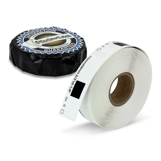 0.67 x 3.44in Drop-In Labels Roll: Brother Compatible DK-1203 BPA-Free