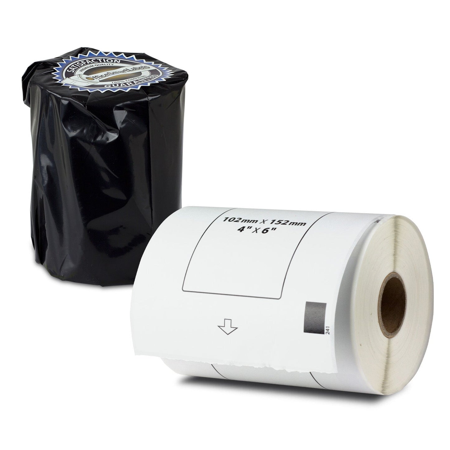 4 x 6in Drop-In Labels Roll: Brother Compatible DK-1241 BPA-Free