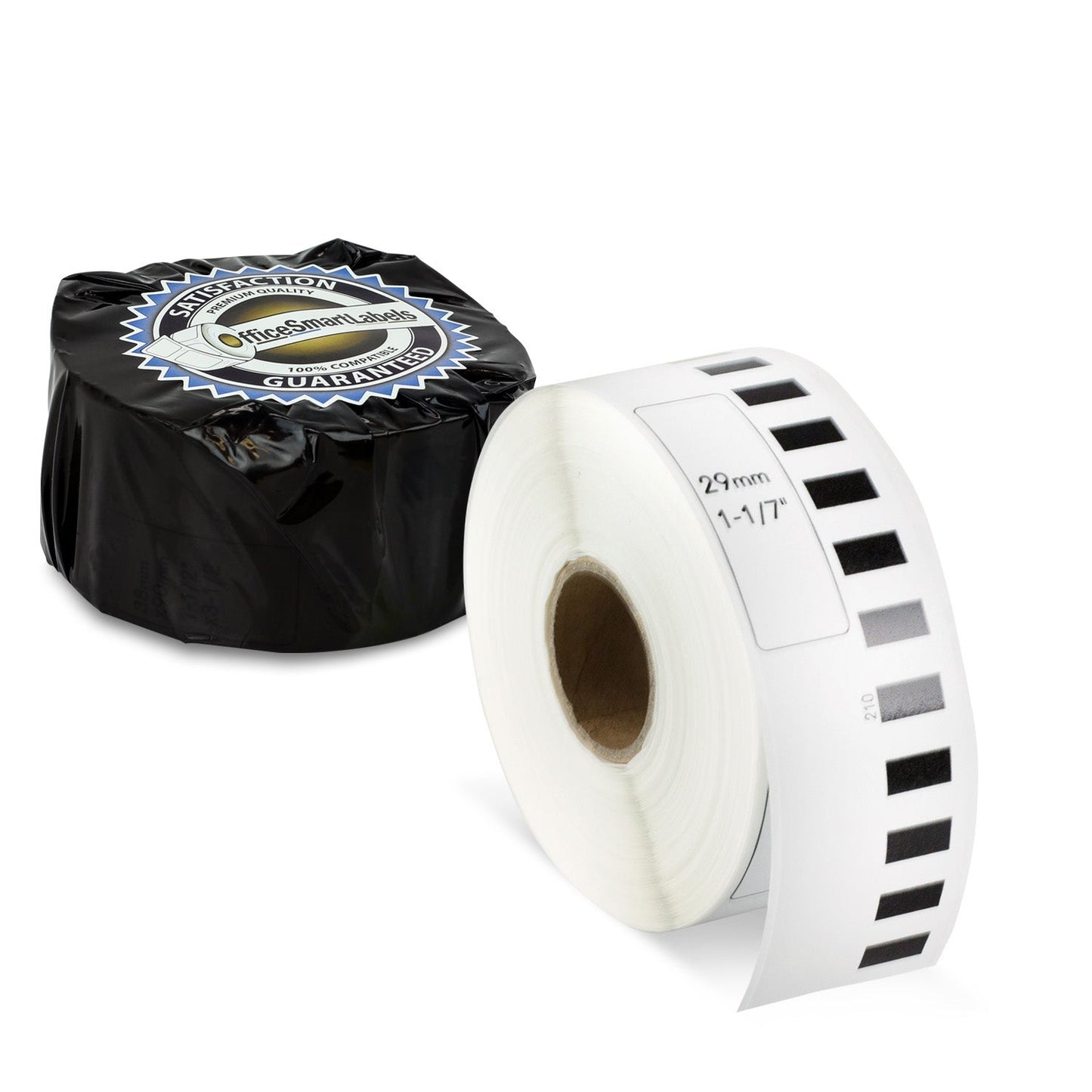1.14in x 100ft Continuous Film Labels: Brother Compatible DK-2210