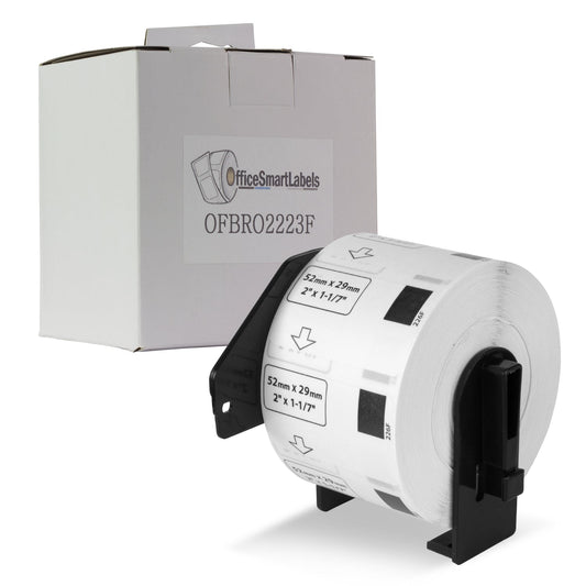1.9in x 100ft Continuous Labels Roll: Brother Compatible DK-2223 Permanent Cartridge