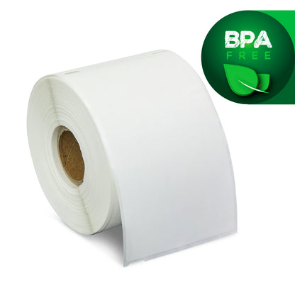 2.31 x 4in Translucent Shipping Labels: Dymo Compatible 30269 Clear-Frosted