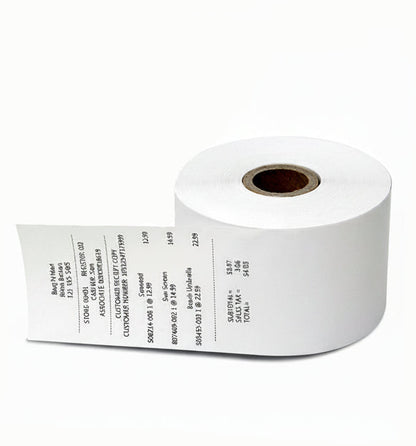2.44 x 300ft Continuous Receipt Labels: Dymo Compatible 30270 White
