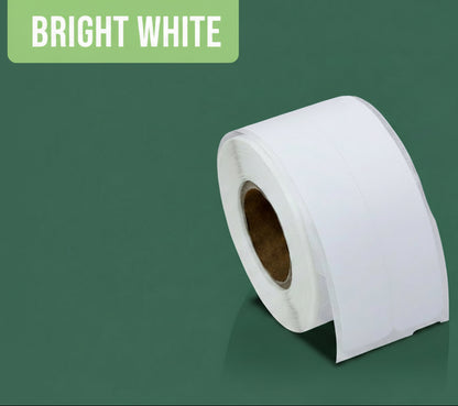 0.56 x 3.44in 2-Up File Folder Labels: Dymo Compatible 30277 White