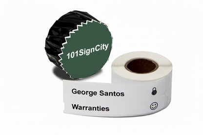 0.56 x 3.44in 2-Up File Folder Labels: Dymo Compatible 30277 White