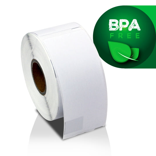 1.4 x 3.5in Large Address Labels: Dymo Compatible 30321 Bright White