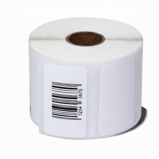 2.25 x 1.25in Removable Multipurpose Labels: Dymo Compatible 30334R Bright White