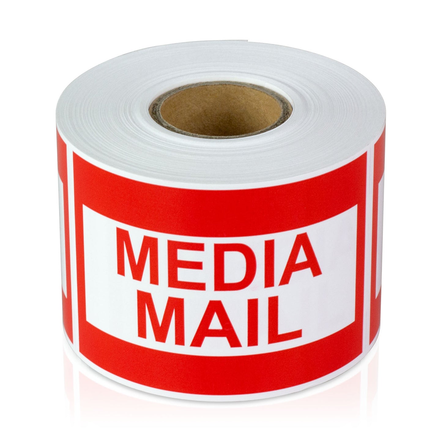 3 x 2in Stickers: Media Mail Shipping Label Roll