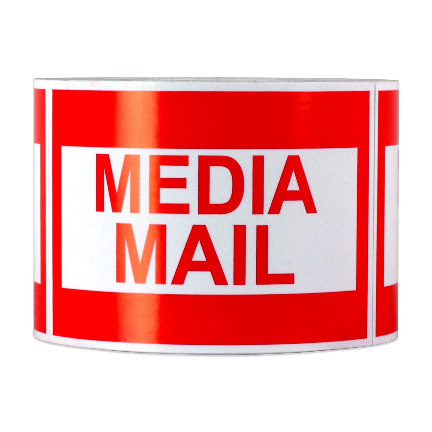 3 x 2in Stickers: Media Mail Shipping Label Roll