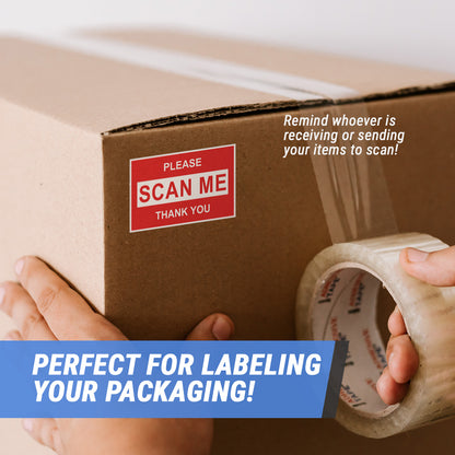 3 x 2in Stickers: Please Scan Me Shipping Label Roll