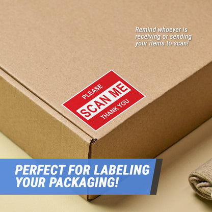 3 x 2in Stickers: Please Scan Me Shipping Label Roll