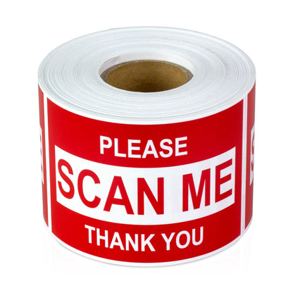 3 x 2in Stickers: Please Scan Me Shipping Label Roll