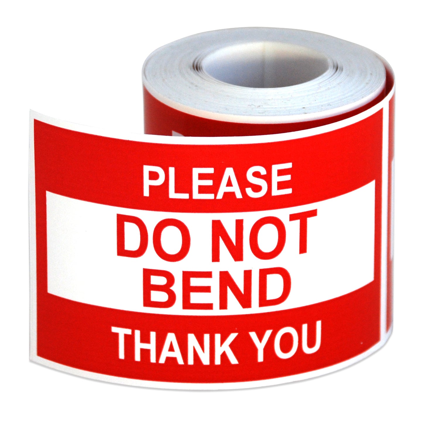 3 x 2in Stickers: Do Not Bend Shipping Label Roll