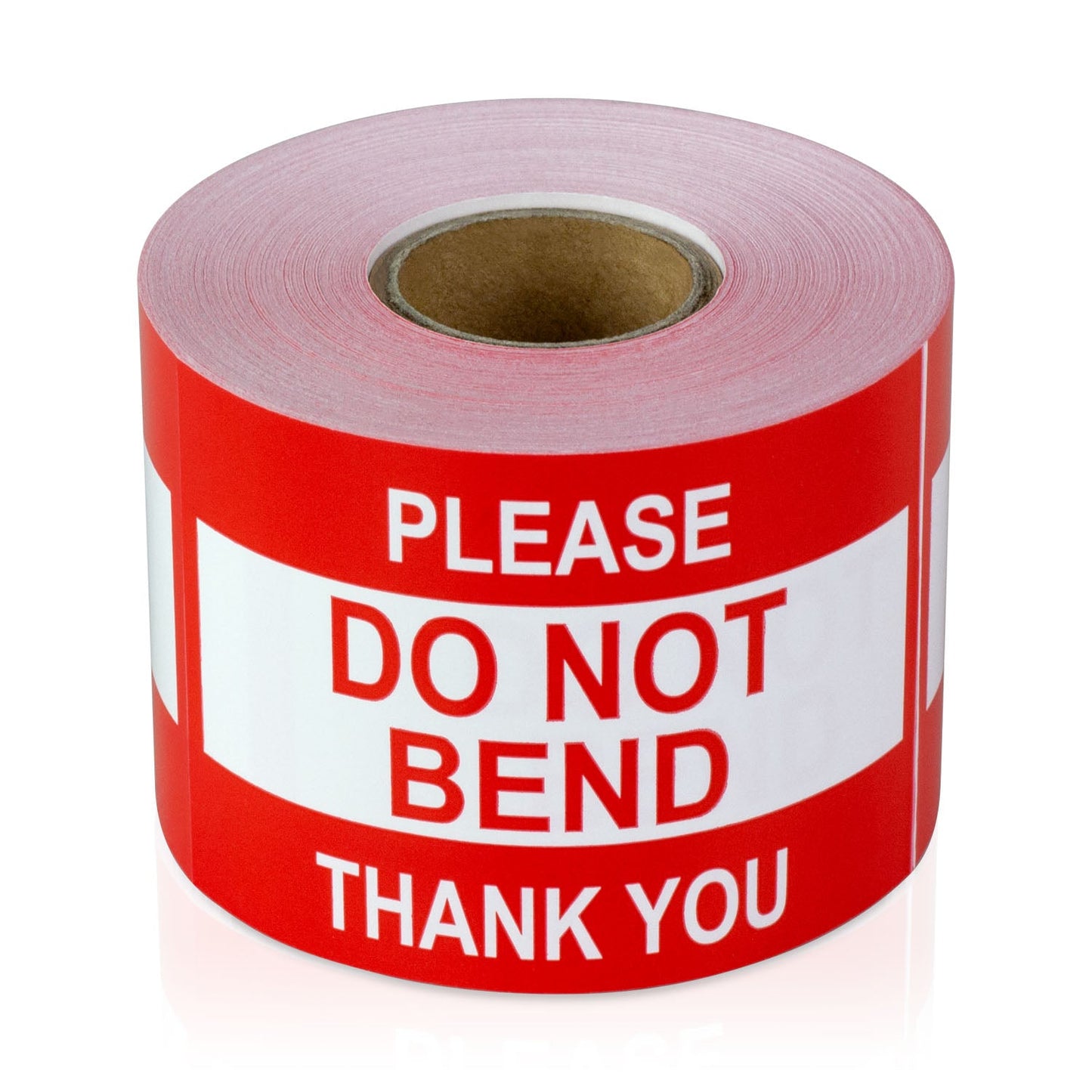 3 x 2in Stickers: Do Not Bend Shipping Label Roll